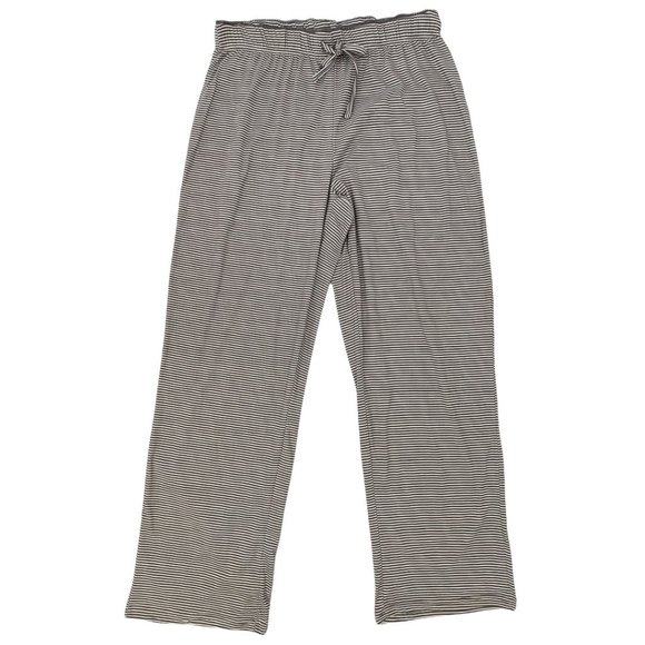 Tahari Other - Tahari Gray & White Striped Super Soft Jersey Pajama Pants Women's Size Medium